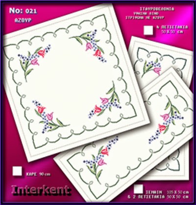 interkent cross stitch pattern 021.s michael avl